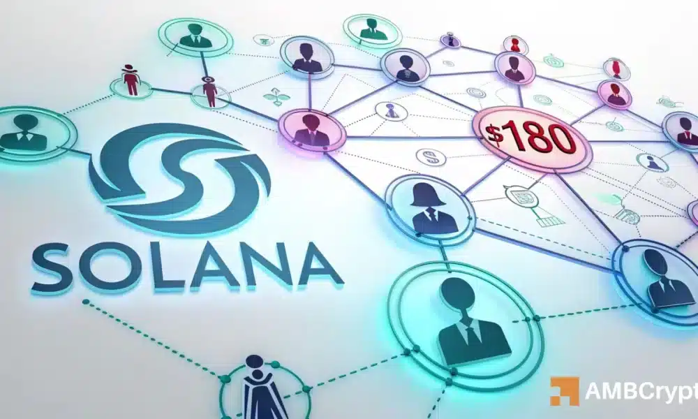 $180, a major test for Solana – A fall below this level means…