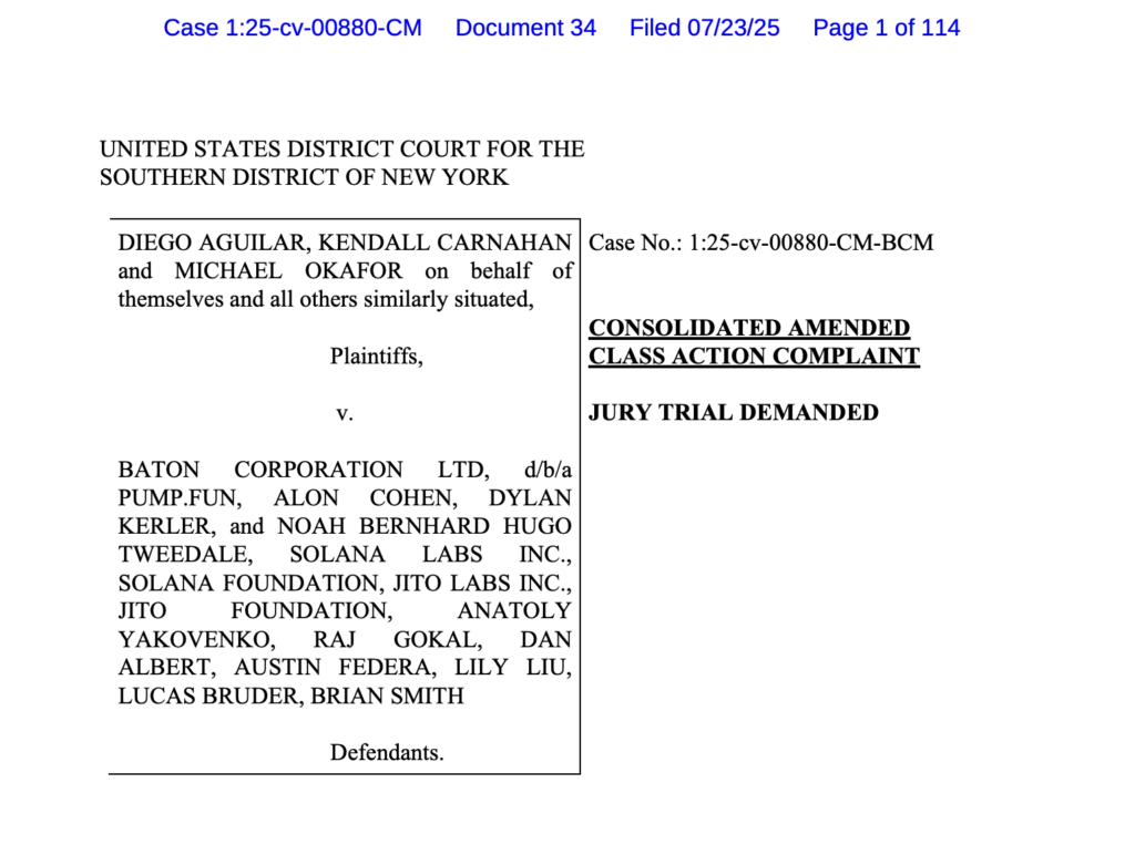 Pump.fun Accused of Running ‘Unlicensed Casino’ in $5.5B Class Action Lawsuit