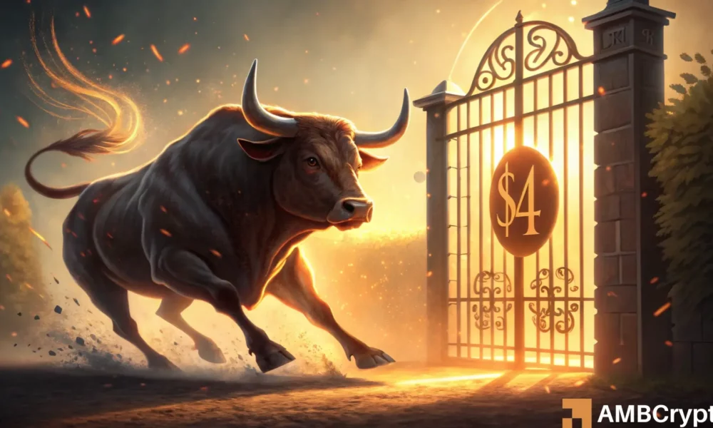 SUI: $4 is a short-term challenge – Will bulls prevail?