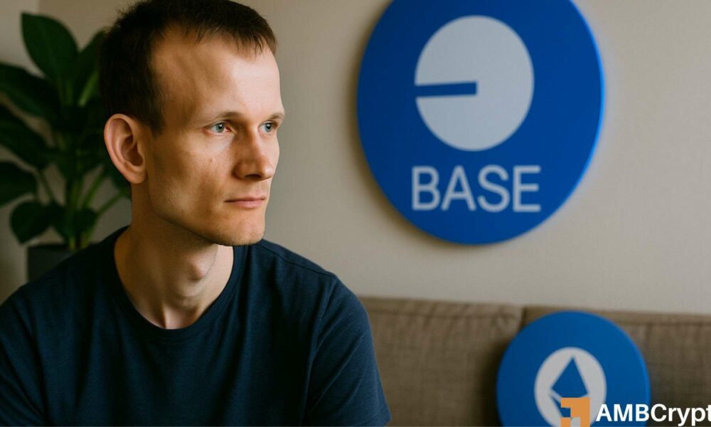 ‘Base can’t rug users’- Vitalik Buterin defends Ethereum L2 amid criticism